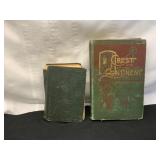 Two Green Hardcover Books, Crest of the Continent
