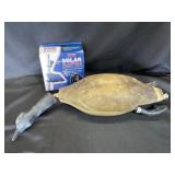Vintage Decoy and Solar Flagpole Light