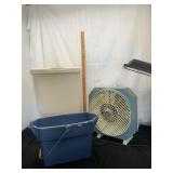 Household Fan, Bin, and Bucket Lot