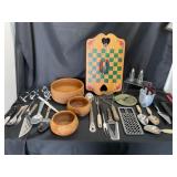 Kitchenware and Wood Items