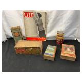 June 1937 Life Magazine and Vintage Containers