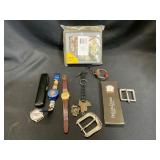 Watches, Buckles, and Accessories
