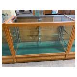 Glass Retail Display Case with LED Lighting