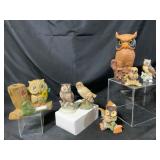 Ceramic Owl Figurines