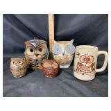 Ceramic Owl Decor Items