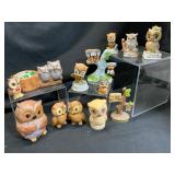 Ceramic Owl Figurines