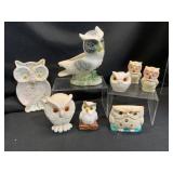 Ceramic Owl Figures