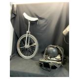 Unicycle with Accessories and Bag