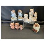 Ceramic Owl Figurines