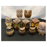 Ceramic Owl Figurines