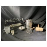 Vintage Heavy Sifter, Nickel Plated Prize