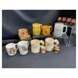 Owl-Themed Ceramic Mugs & Figurines