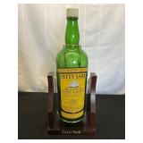 VTG Cutty Sark Whisky Bottle & Stand