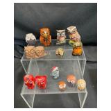 Miniature Owl Figurines