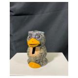Cast Iron Owl Coin Bank