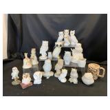 Ceramic and Porcelain Owls