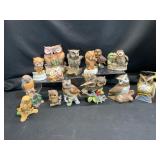 Ceramic Owl Figurines