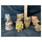 Ceramic Owl Figurines
