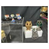 Owl-Themed Figurines and Decor