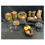 Ceramic Owl Figurines