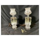 Frosted Glass Electric Lamps