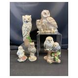 Ceramic Owl Figurines