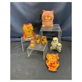 Owl Figurines and Decor