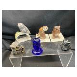 Miniature Owl Figurines