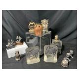 Owl Figurines and Bookends
