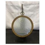 VTG Glass Candle Sconce