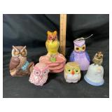 Ceramic Owl Figurines