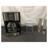 12 oz Mr Coffee Pot, VTG Glasbake Dish