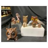 12 Owl-Themed Figurines