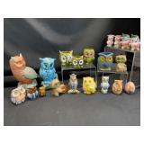 Ceramic and Pottery Owls