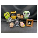 Owl Figurines and Decor