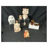 Ceramic Owl Figurines