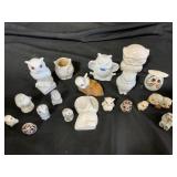 Ceramic Owl Figurines