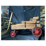 Custom Made-Solid wood Buckboard wagon