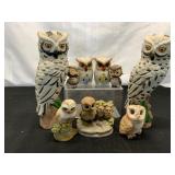 Ceramic Owl Figurines