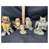 Ceramic Owl Figurines