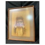 Framed Artwork of Chief Joseph