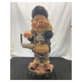 Humorous Resin Figurine with Toilet Roll