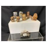 Small Owl Figurines