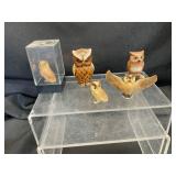 Ceramic Owl Figurines