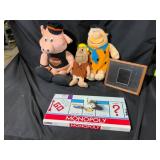 Plush Toys and Monopoly Game