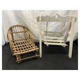 Rustic Doll Chair Made from Twigs & Branches