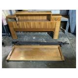 Full sized Head board with footboard & Rails