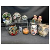 Ceramic Owl Figurines