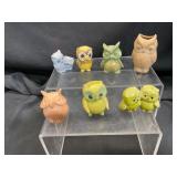Ceramic Owl Figurines