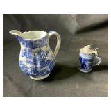 Vintage English Staffordshire creamer & Min Stein